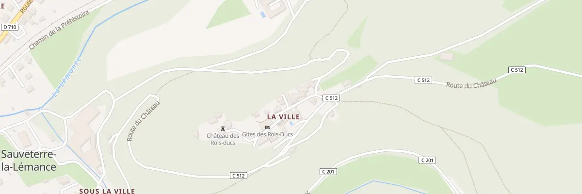 Plan du 68 Che des Rois Ducs à Sauveterre-la-Lémance