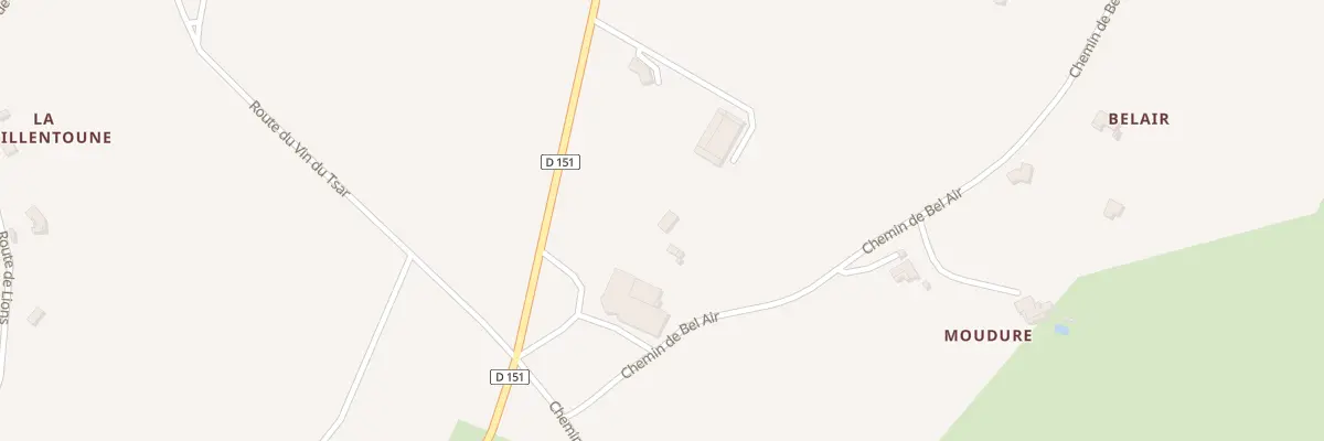 Plan du 287 Rte de Tournon à Thézac