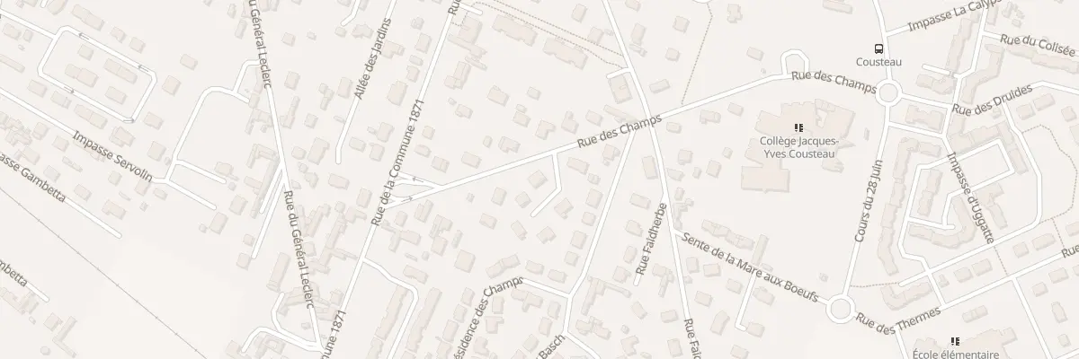 Plan du 499A Rue des Champs à Caudebec-lès-Elbeuf