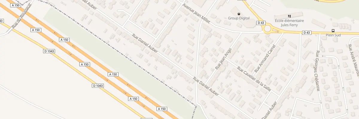 Plan du 34 Rue Daniel Auber à Maromme