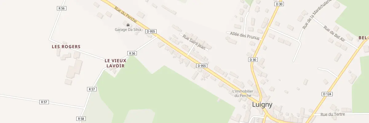 Plan du 23 Rue du Perche à Luigny
