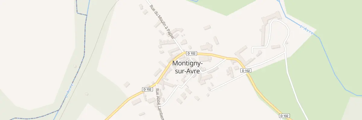 Plan du 1 Rue du Cabriolet à Montigny-sur-Avre