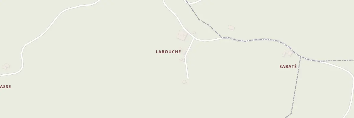 Plan du 91 Labouche à La Bastide-du-Salat