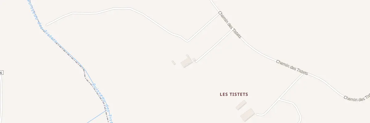 Plan du 730 Che des Tistets à Angeville