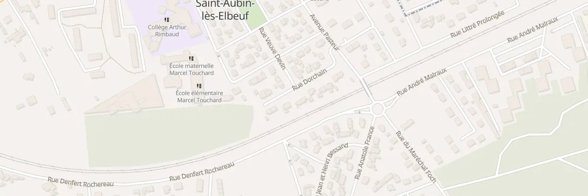 Plan du 8 Rue Dorchain à Saint-Aubin-lès-Elbeuf