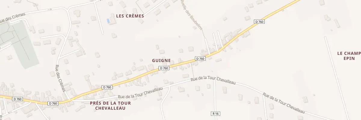 Plan du 112 Rue de Guigne à Beaulieu-lès-Loches