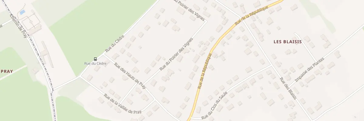 Plan du 17 Rue du Poirier des Vignes à Chargé