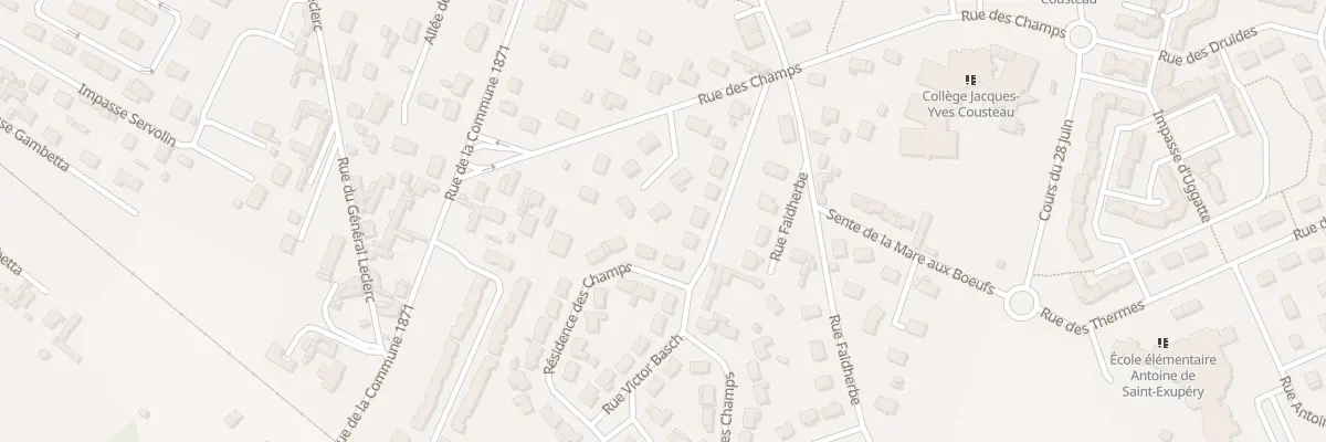 Plan du 499D Rue des Champs à Caudebec-lès-Elbeuf