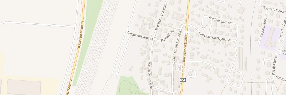 Plan du 390 Rue Pierre Corneille à Petit-Couronne