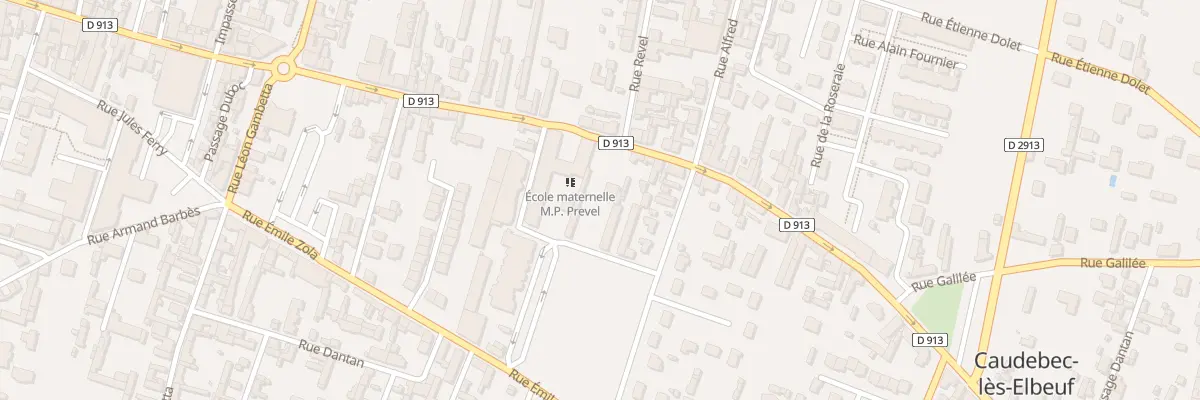 Plan du 119 Rue de la République à Caudebec-lès-Elbeuf