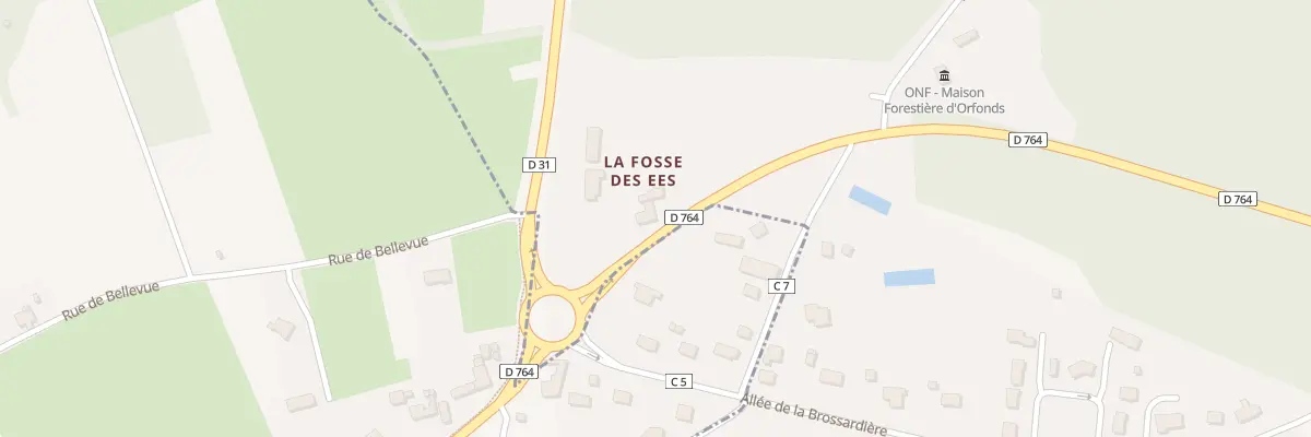 Plan du 12 La Fosse des Ees à Ferrière-sur-Beaulieu