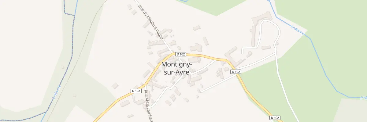 Plan du 857 Rue François de Laval à Montigny-sur-Avre