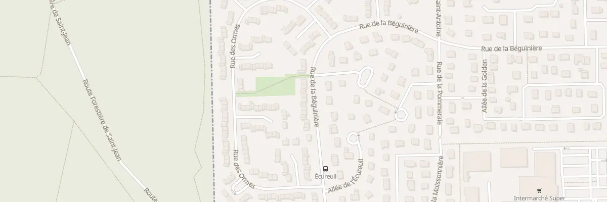 Plan du 137 Rue de la Béguinière à Canteleu