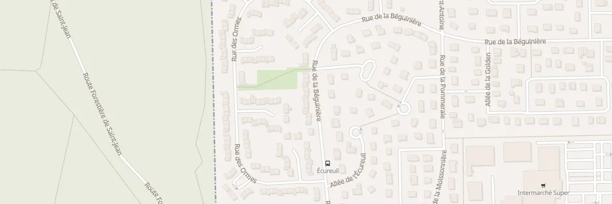 Plan du 127 Rue de la Béguinière à Canteleu