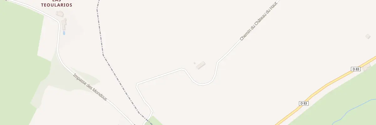 Plan du 58 Chateau de Haut à Pouy-de-Touges