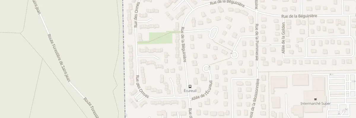 Plan du 107 Rue de la Béguinière à Canteleu