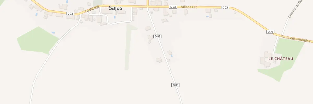Plan du 23A Le Village Sud à Sajas