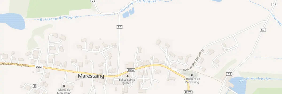 Plan du 561 Au Village à Marestaing