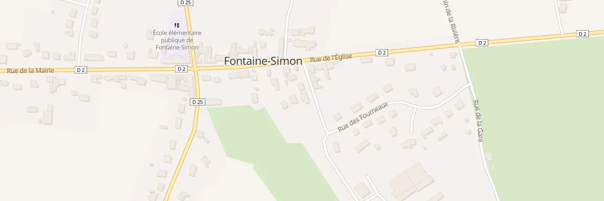 Plan du 2 Rue de Launay à Fontaine-Simon