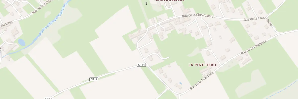 Plan du 13 Rue de la Pinetterie à Civray-de-Touraine