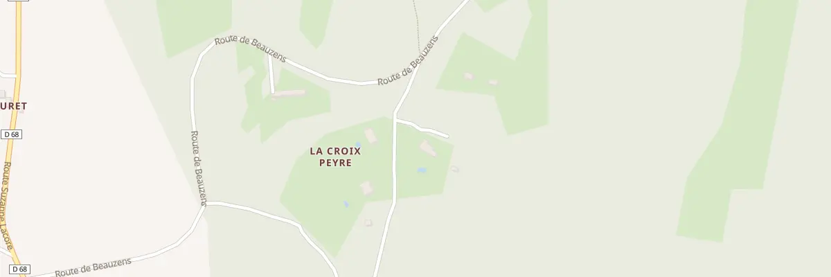 Plan du 36 La Croix Peyre à Ajat
