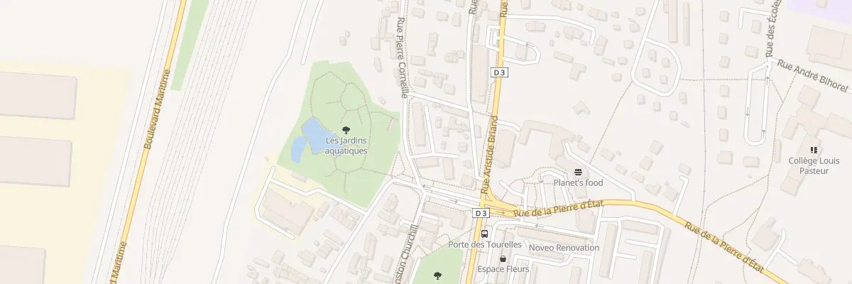 Plan du 585 Rue Pierre Corneille à Petit-Couronne