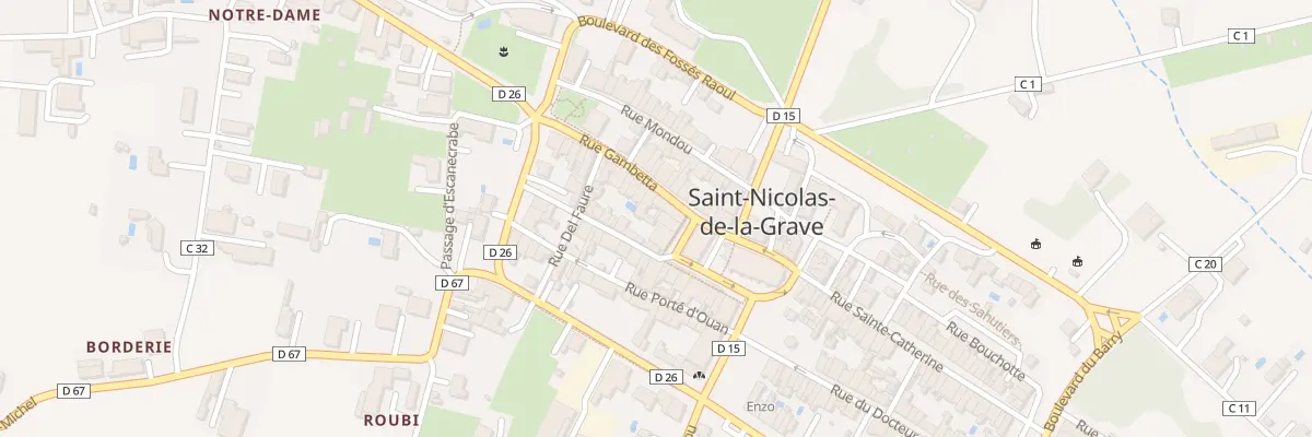 Plan du 14 Pl de la Halle à Saint-Nicolas-de-la-Grave