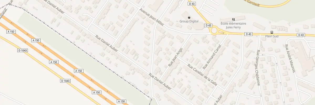 Plan du 7 Rue François Blanchard à Maromme