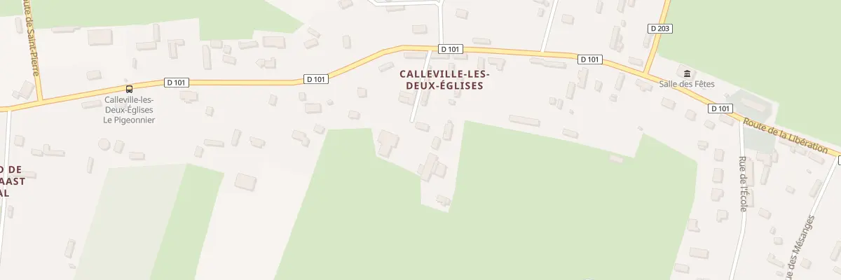 Plan du 84 Che du 19 Aout 1942 à Calleville-les-Deux-Églises