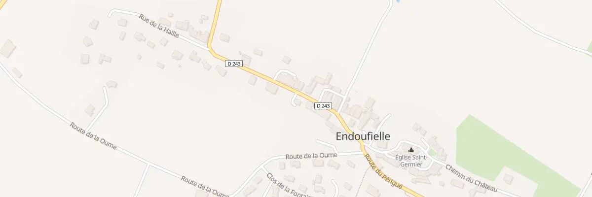 Plan du 68 Rue de la Haille à Endoufielle