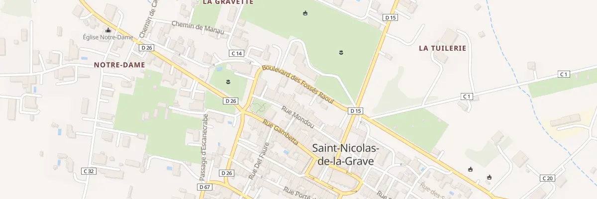 Plan du 22 Rue Mondou à Saint-Nicolas-de-la-Grave