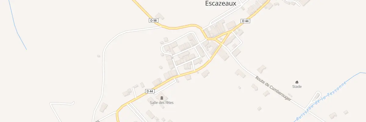Plan du 5054 Escazeaux à Escazeaux