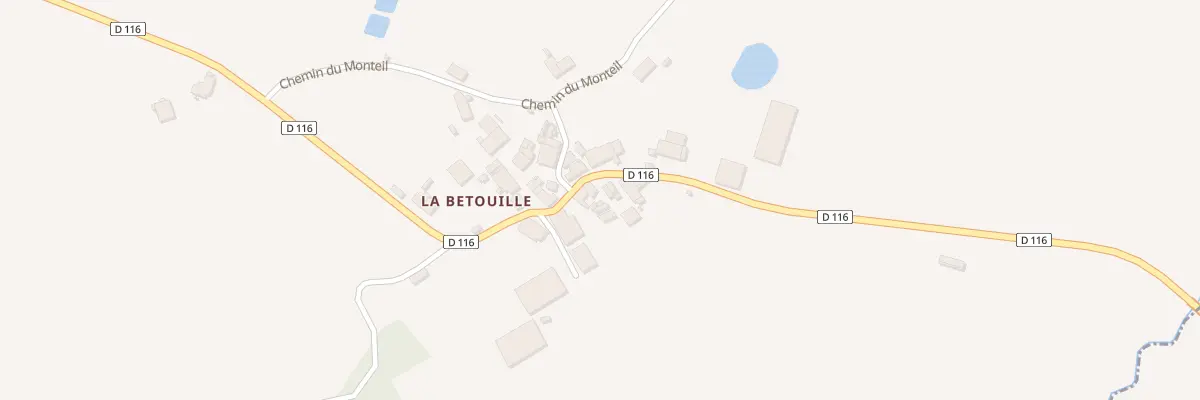 Plan du 12 Rte du Limousin - la Betouille à Lathus-Saint-Rémy