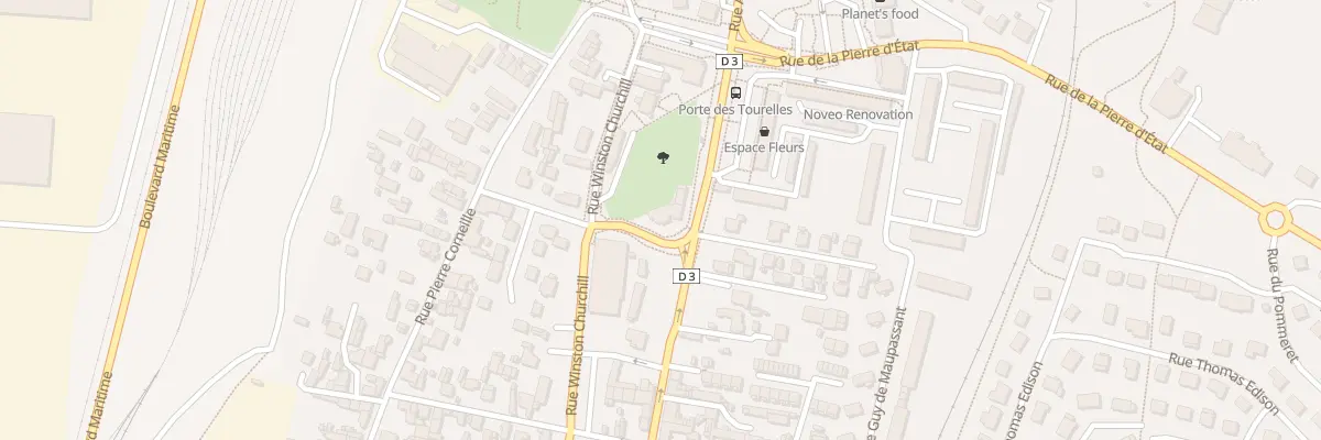 Plan du 1294 Rue Aristide Briand à Petit-Couronne