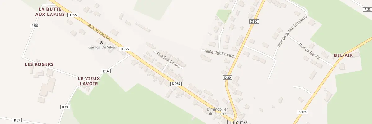 Plan du 5 Rue St Jean à Luigny