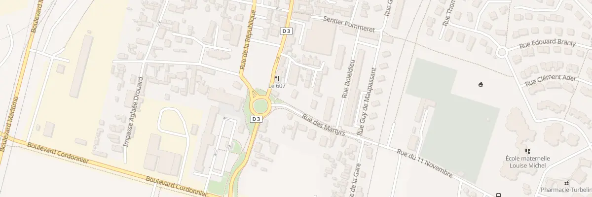 Plan du 1583 Rue Aristide Briand à Petit-Couronne