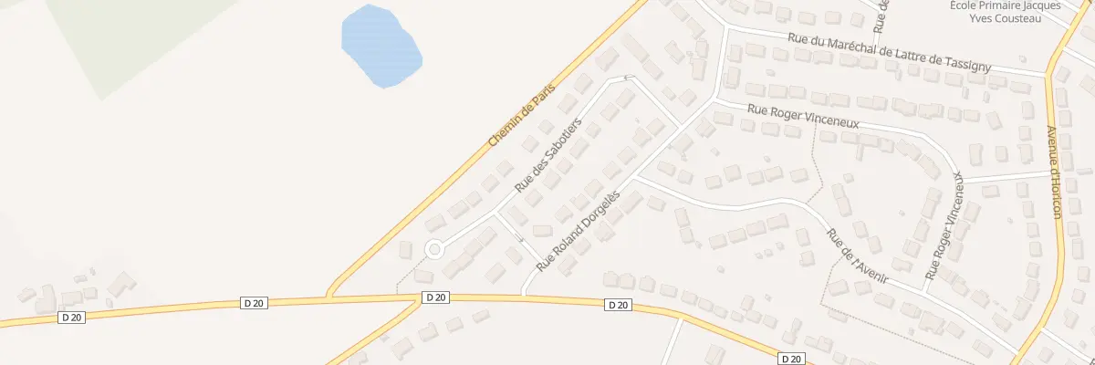 Plan du 12 Rue des Sabotiers à Vernouillet