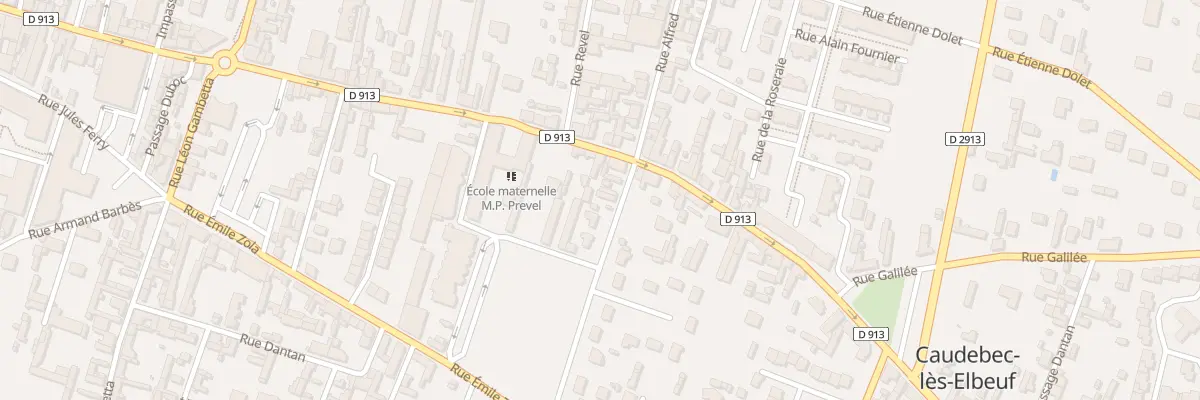 Plan du 34 Rue de la Commune 1871 à Caudebec-lès-Elbeuf