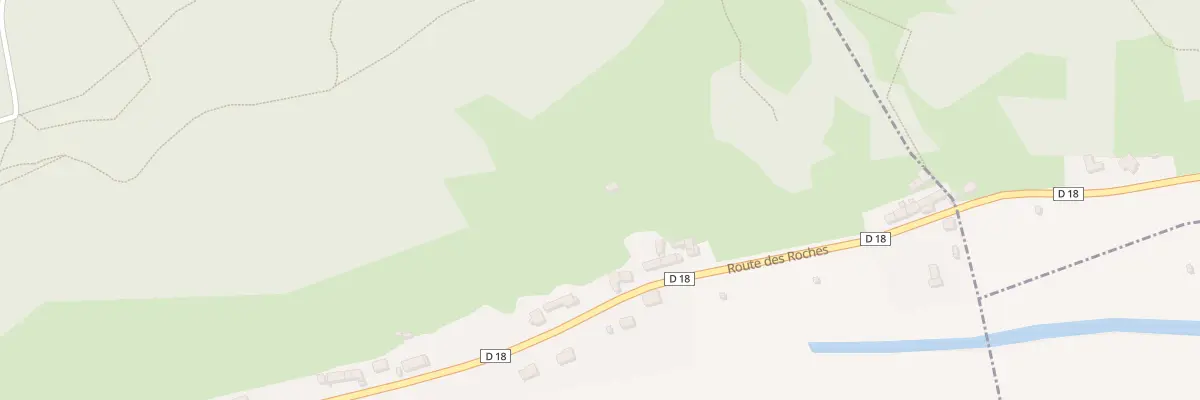 Plan du 2001 Rte des Roches à Orival