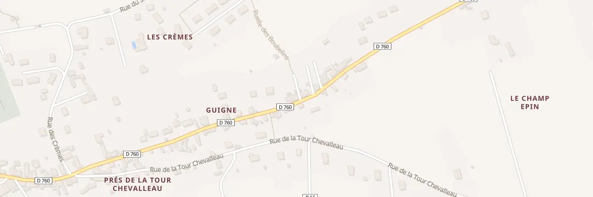Plan du 122 Rue de Guigne à Beaulieu-lès-Loches