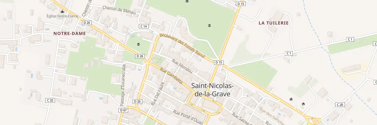Plan du 14 Rue Mondou à Saint-Nicolas-de-la-Grave