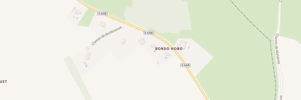Plan du 9001F Bordo Nobo à Saint-Araille