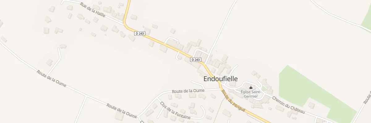 Plan du 5102 Au Village à Endoufielle