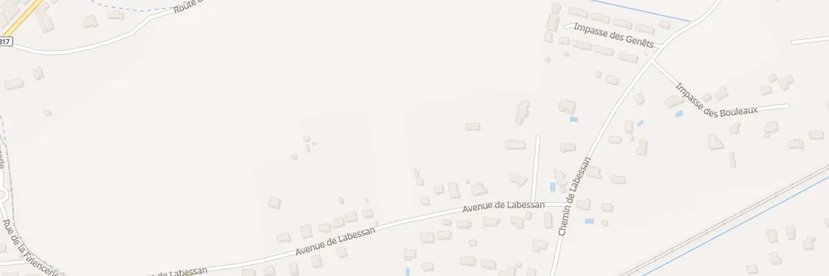 Plan du 11 Av de Labessan à Martres-Tolosane