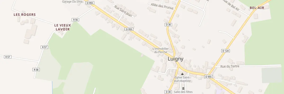 Plan du 11 Rue du Perche à Luigny