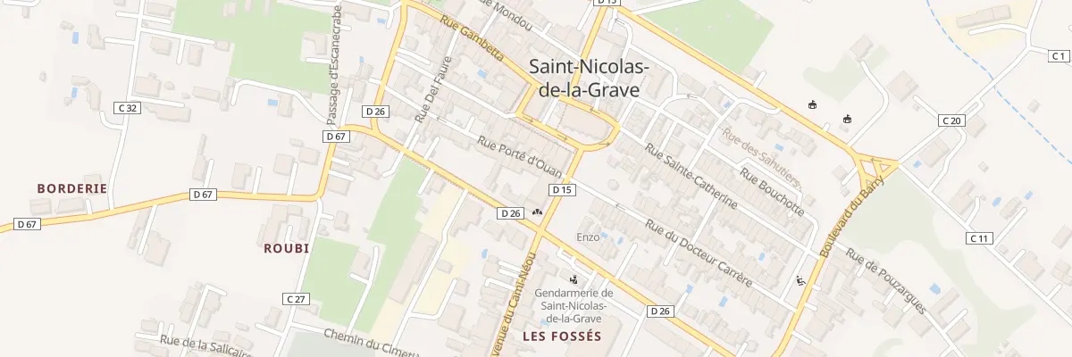 Plan du 3 Rue Porte d’Ouan à Saint-Nicolas-de-la-Grave