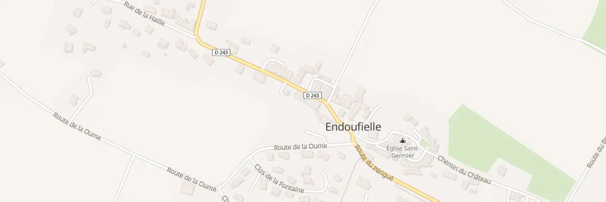 Plan du 30 Rue de la Haille à Endoufielle