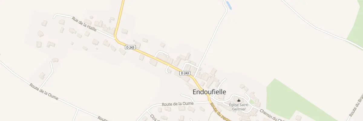 Plan du 54 Rue de la Haille à Endoufielle