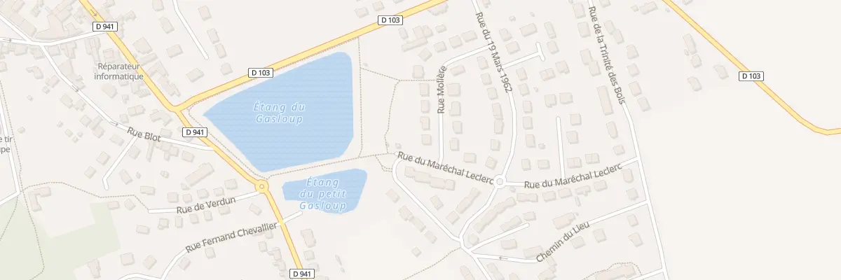 Plan du 18 Rue Molière à La Loupe