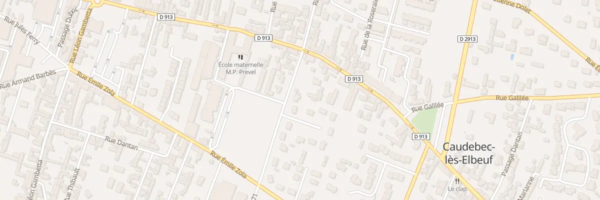 Plan du 69 Rue de la Commune 1871 à Caudebec-lès-Elbeuf